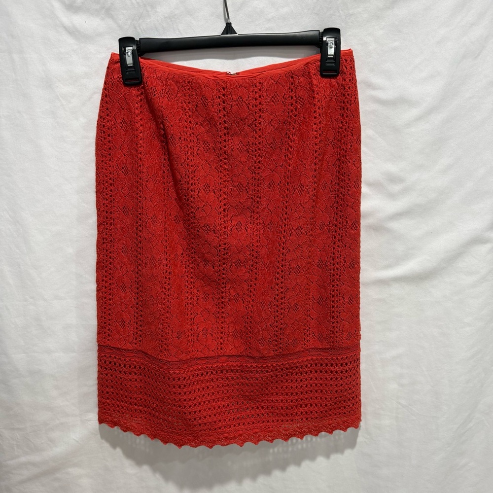 Plenty by Tracy Reese Lace‎ Skirt Small Silk Lined Romantic Feminine Boho Chic